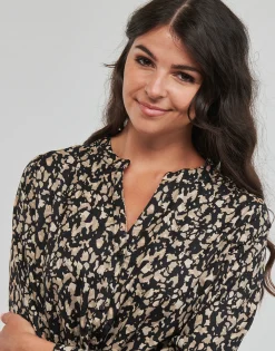 Only - ONLCORY L/S V-NECK TUNIC WVN Noir New