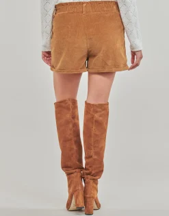 Only - ONLCUBA-FLORA HW PB CORD SHORTS PNT