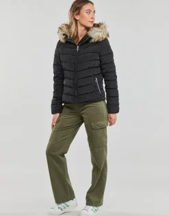 Only - ONLELLAN QUILTED HOOD JACKET CC OTW Noir Hot