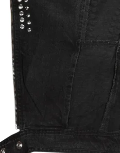 Only - ONLGILLA LS STUD DNM BIKER JACKET CRO