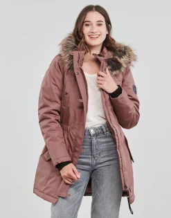 Only - ONLIRIS FUR WINTER PARKA CC OTW Vieuxrose Hot