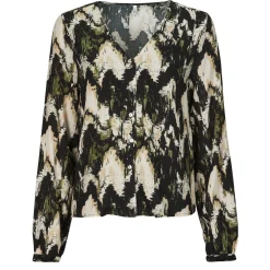 Sale Only - ONLJESSIE FR L/S BUTTON TOP CS PTM