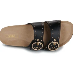 New Only - ONLMAXI-15 PU STUDS BUCKLE SANDAL Noir