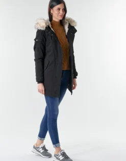 Only - ONLMAY FUR CANVAS PARKA  CC OTW Noir Online