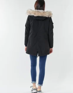 Only - ONLMAY FUR CANVAS PARKA  CC OTW Noir Online
