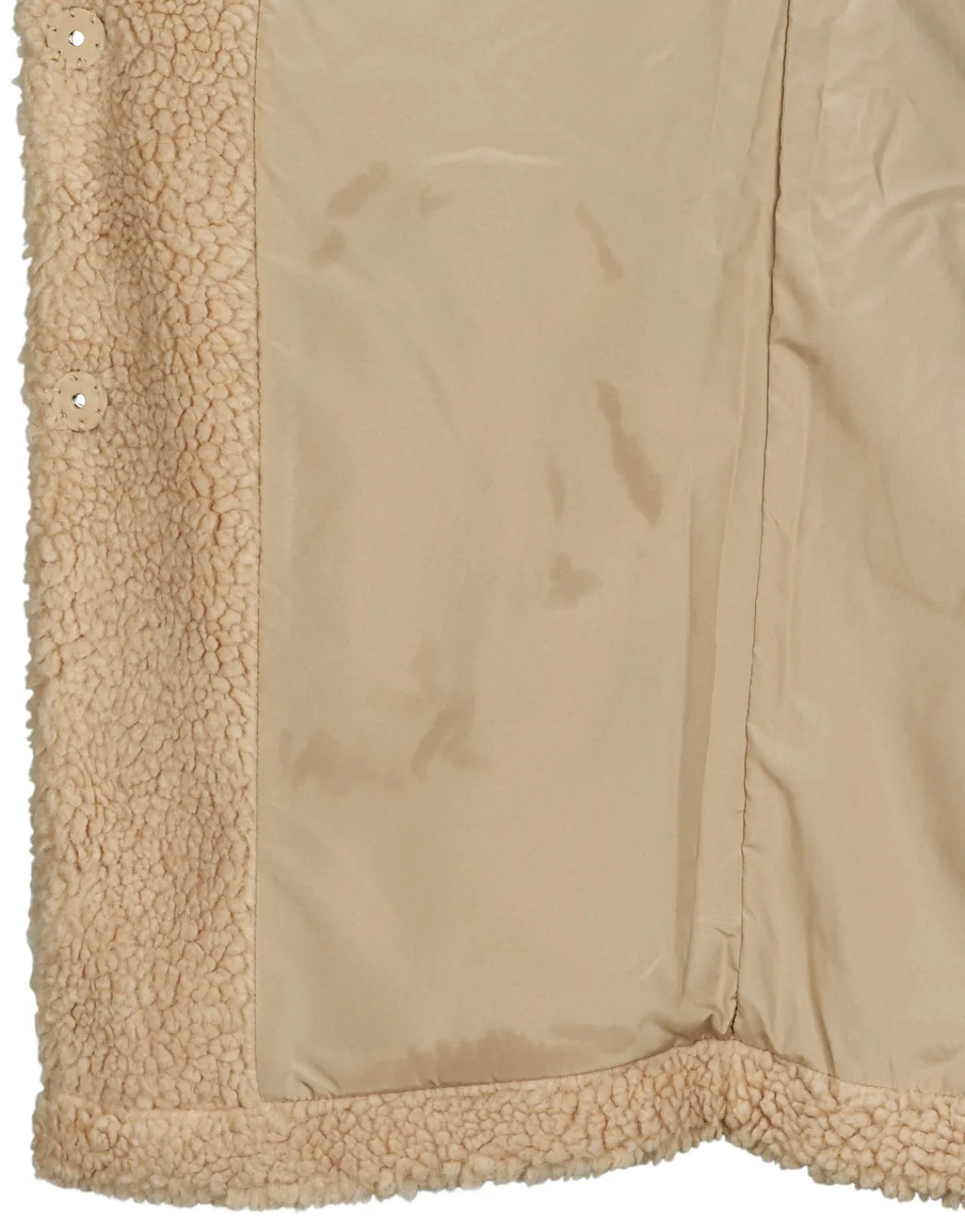 Sale Only - ONLNEWAURELIA SHERPA COAT CC OTW Beige