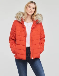 Only - ONLNEWELLAN QUILTED HOOD JACKET CC OTW Rouge Sale