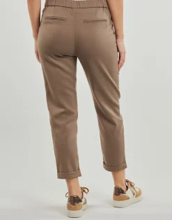 Only - ONLRITA LOOSE CHECK LYREX BELT PANT TLR Marron New