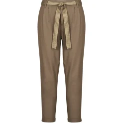 Only - ONLRITA LOOSE CHECK LYREX BELT PANT TLR Marron New