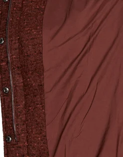 New Only - ONLSEDONA BOUCLE WOOL COAT OTW NOOS Bordeaux