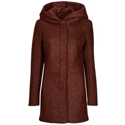 New Only - ONLSEDONA BOUCLE WOOL COAT OTW NOOS Bordeaux
