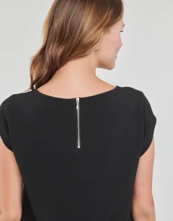 Outlet Only - ONLVIC S/S SOLID TOP  PTM Noir