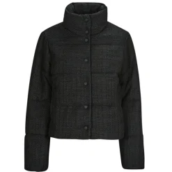 Only - ONLWIKI BOUCLE MIX PUFFER JACKET OTW Noir