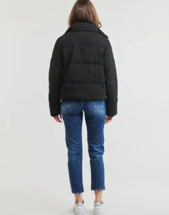 Only - ONLWIKI BOUCLE MIX PUFFER JACKET OTW Noir