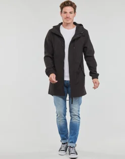 Only & Sons  - ONSHALL HOOD SOFTSHELL PARKA