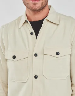 Hot Only & Sons  - ONSMILO LS SOLID OVERSHIRT NOOS Creme