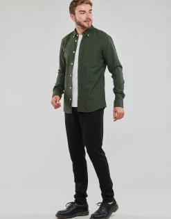 Sale Only & Sons  - ONSNIKO LS MELANGE SHIRT Kaki
