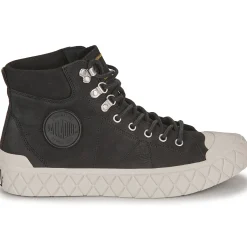 Clearance Palladium - PALLA ACE LO CUFF LTH Noir