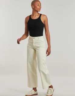 Pepe jeans - HIGH RISE WIDE CROP TANIA