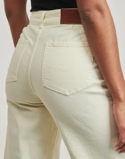 Pepe jeans - HIGH RISE WIDE CROP TANIA