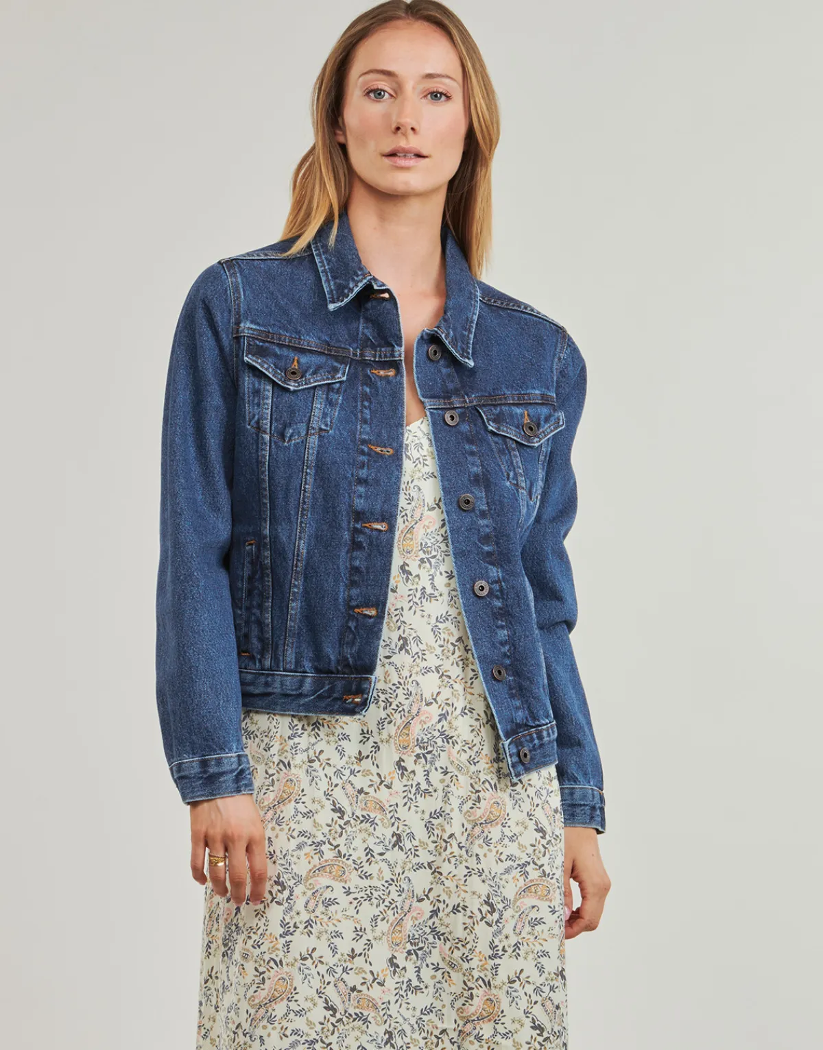Best Pepe jeans - REGULAR JACKET Bleu