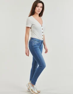 Discount Pepe jeans - SKINNY JEANS LW Bleu