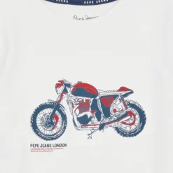 Discount Pepe jeans - TANNER TEE Blanc