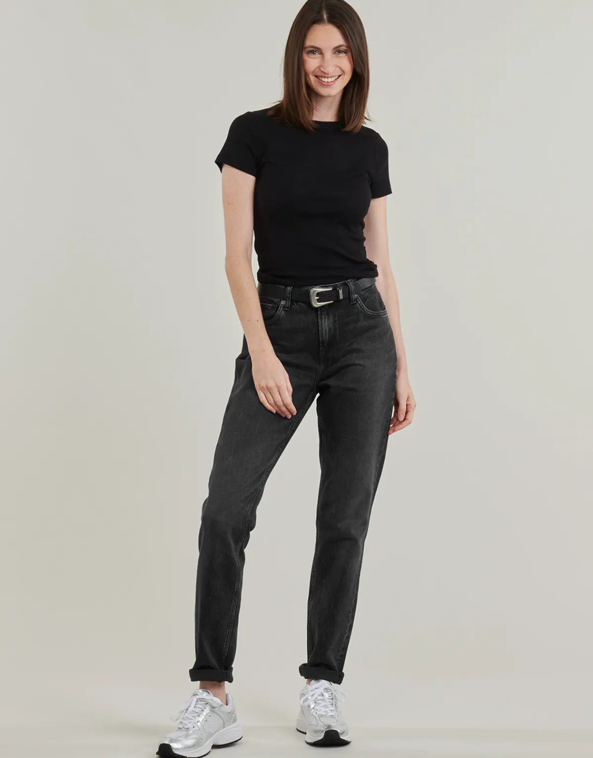 Pepe jeans - TAPERED JEANS HW