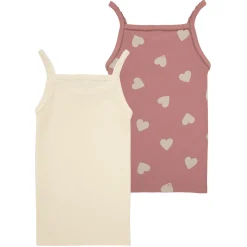 Petit Bateau - 2 CHEMISES BRETELLES Rose Clearance