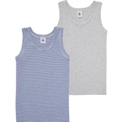 Petit Bateau - 2 DEBARDEURS