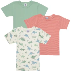 Petit Bateau - 3 TEE SHIRTS MC Multicolore Clearance
