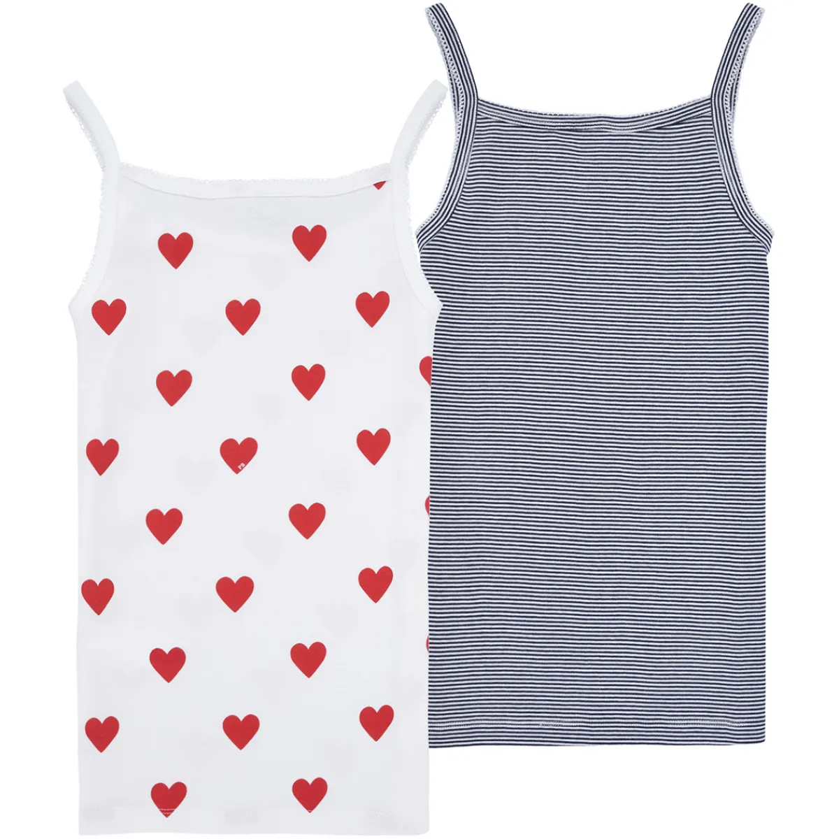 Petit Bateau - LOT X2 DEBARDEUR Multicolore Sale