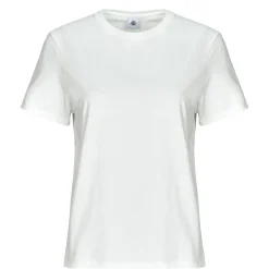 Hot Petit Bateau - MC COL ROND Blanc