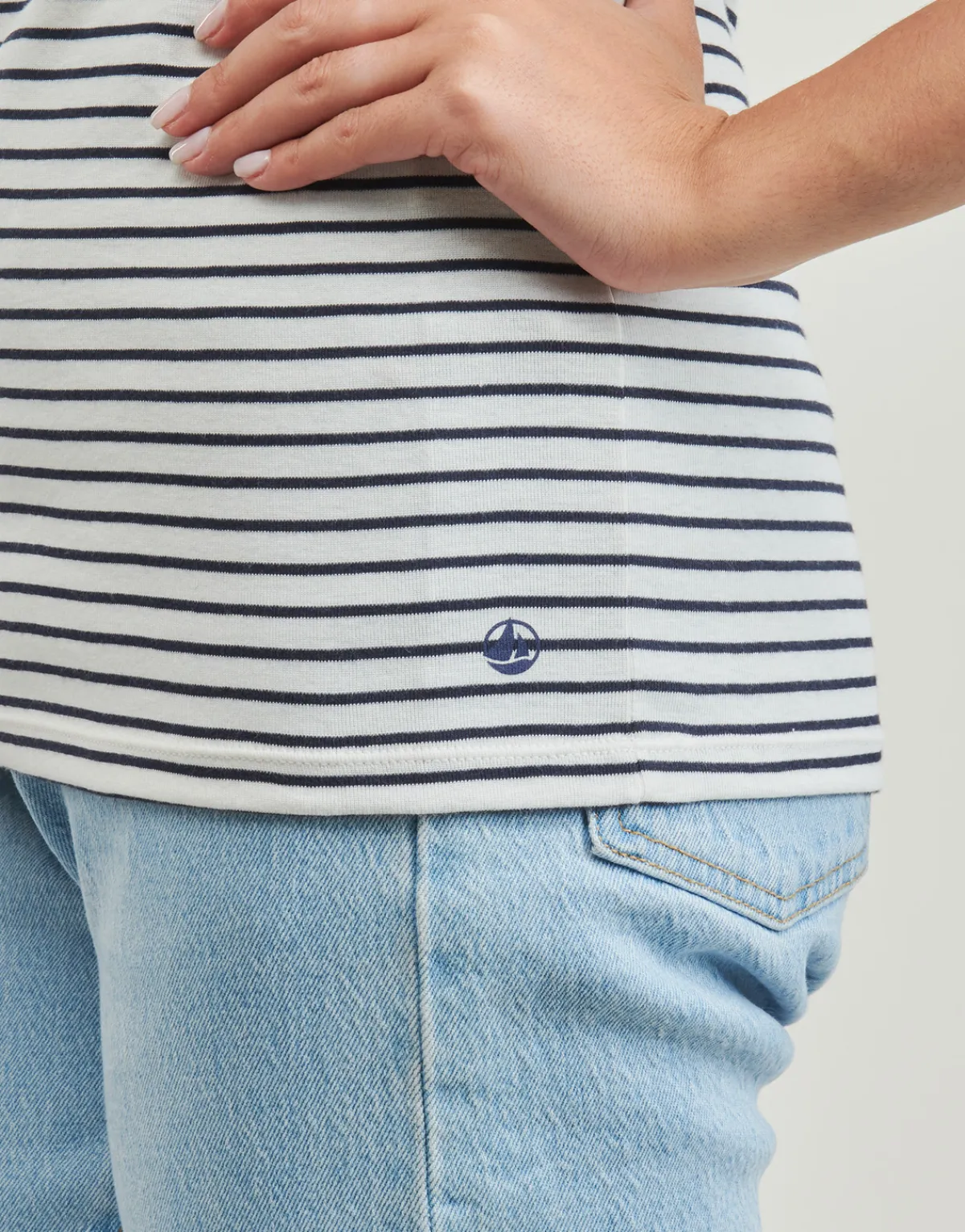 Outlet Petit Bateau - MC COL ROND Marine