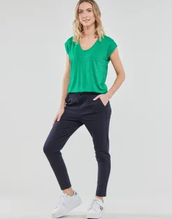 Pieces - PCBILLO TEE LUREX STRIPES