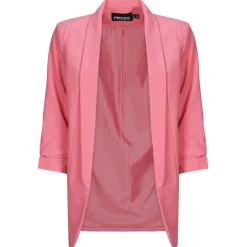 Pieces - PCBOSELLA 3/4 BLAZER NOOS Rose Hot