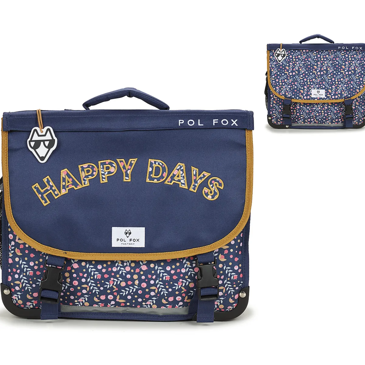 Pol Fox - CARTABLE HAPPY BLUE 38 CM