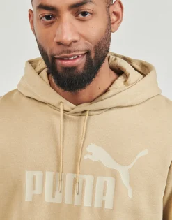 Puma - ESS BIG LOGO HOODIE FL (S) Beige Online