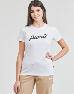 Puma - ESS+ BLOSSOM SCRIPT TEE Blanc New