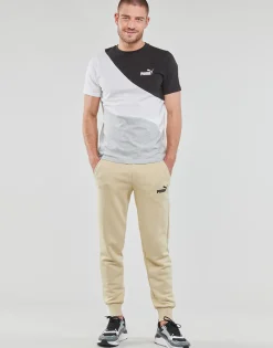 Sale Puma - ESS LOGO PANTS Beige