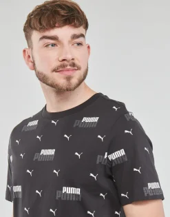 Online Puma - ESS+ LOGO POWER AOP Noir