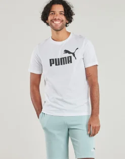 Puma - ESS NO1 LOGO TEE Blanc Best
