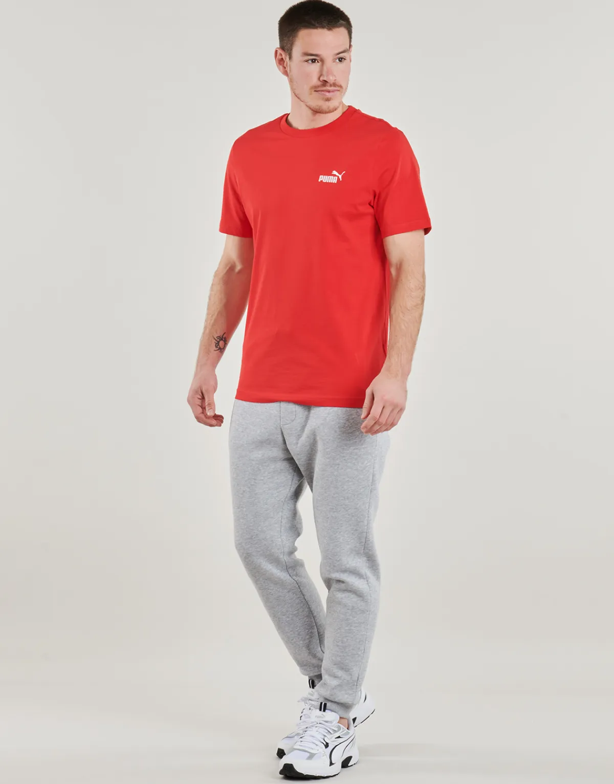 Clearance Puma - ESS SMALL LOGO TEE Rouge