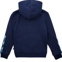 Puma - ESS TAPE CAMO HOODIE FL B Marine