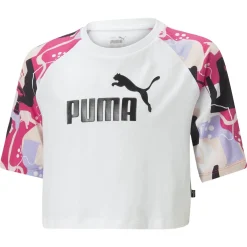 Puma - G ESS+ ART RAGLAN TEE Blanc Clearance