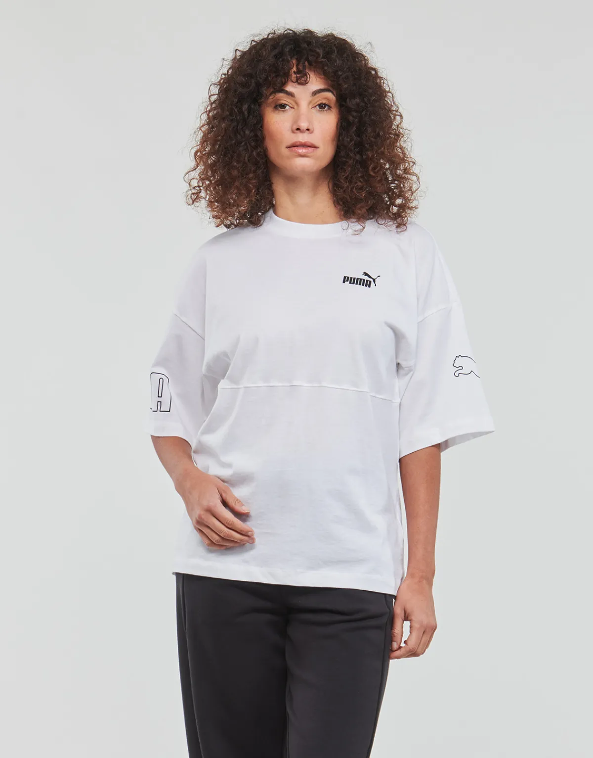 Puma - POWER COLORBLOCK Blanc Discount