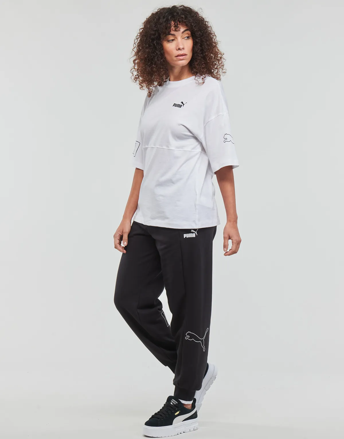 Puma - POWER COLORBLOCK Blanc Discount