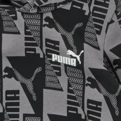 Puma - POWER AOP HOODIE Gris Discount