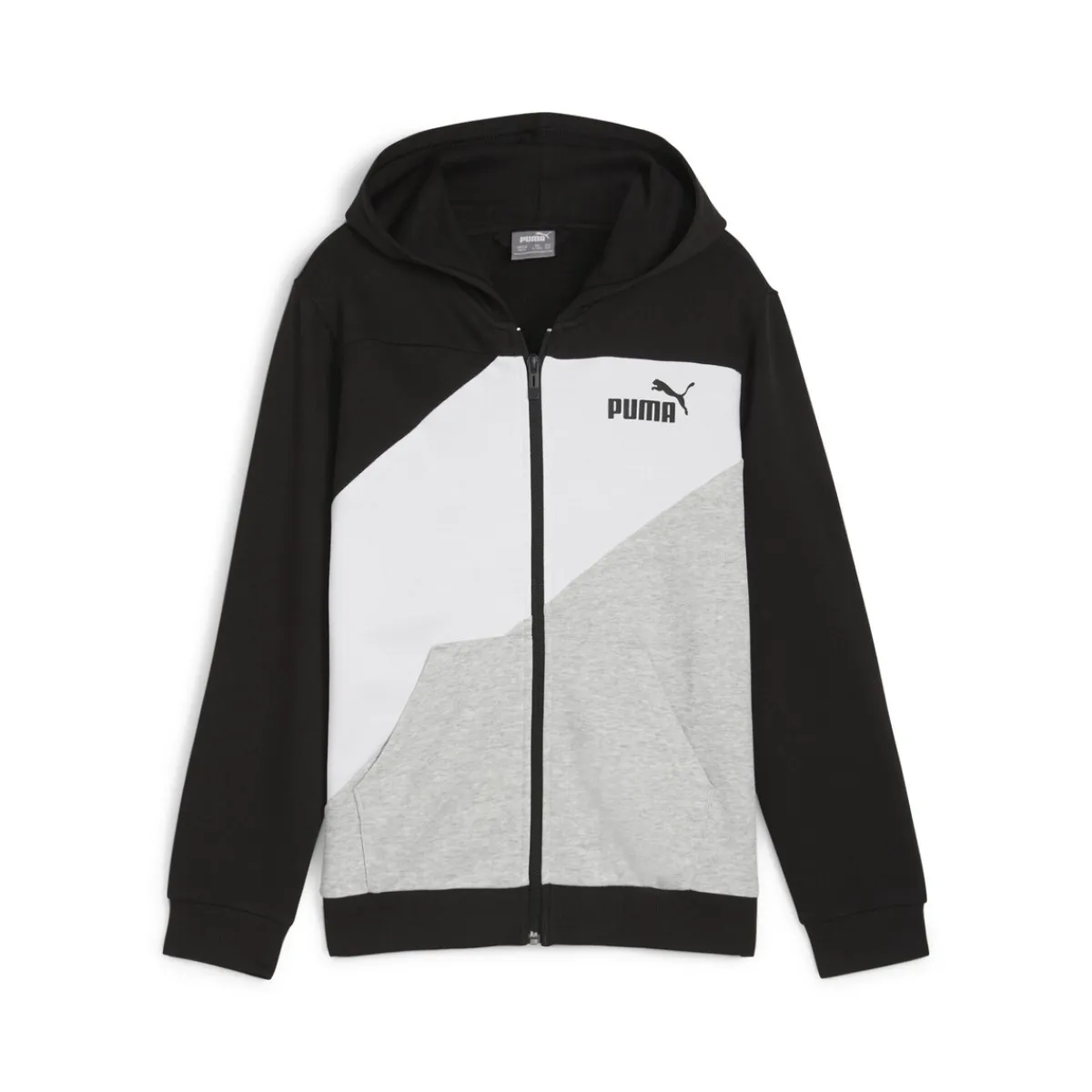 Sale Puma - POWER COLORBLOCK FULL-ZIP HOODIE