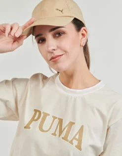 Puma - SQUAD GRAPHIC TEE Beige Sale
